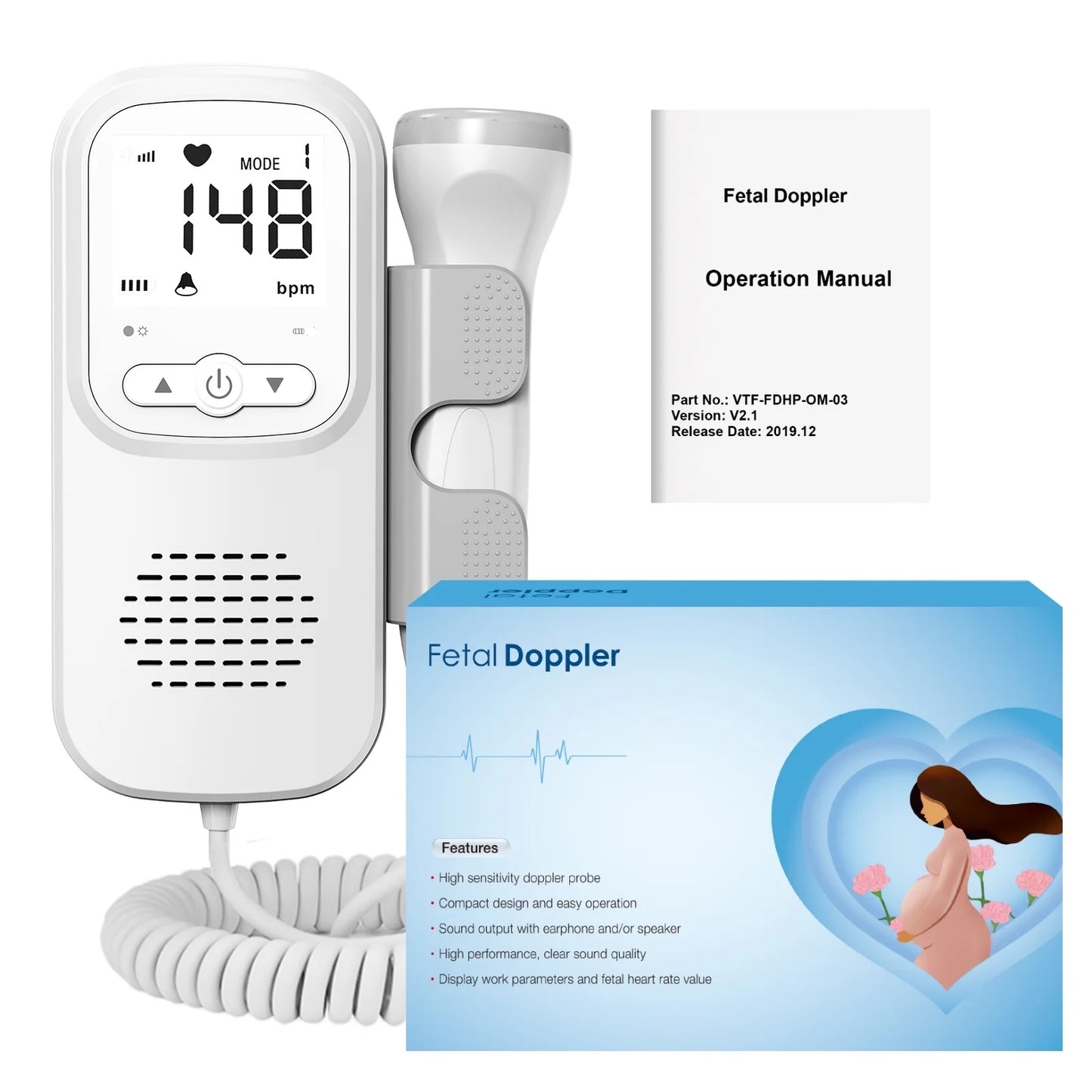 Ziqing Baby Sound Listener – Hear Your Baby’s Heartbeat at Home