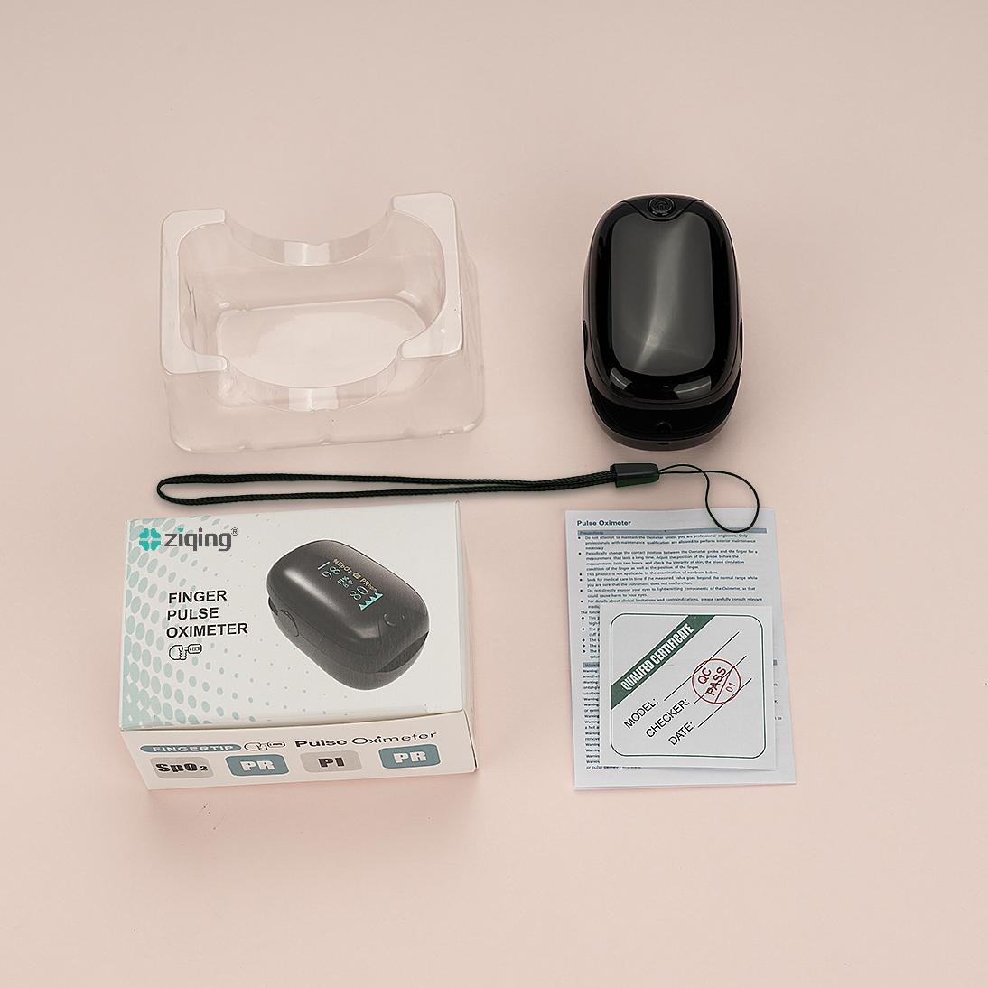 Ziqing Fingertip Pulse Oximeter with Color TFT Display