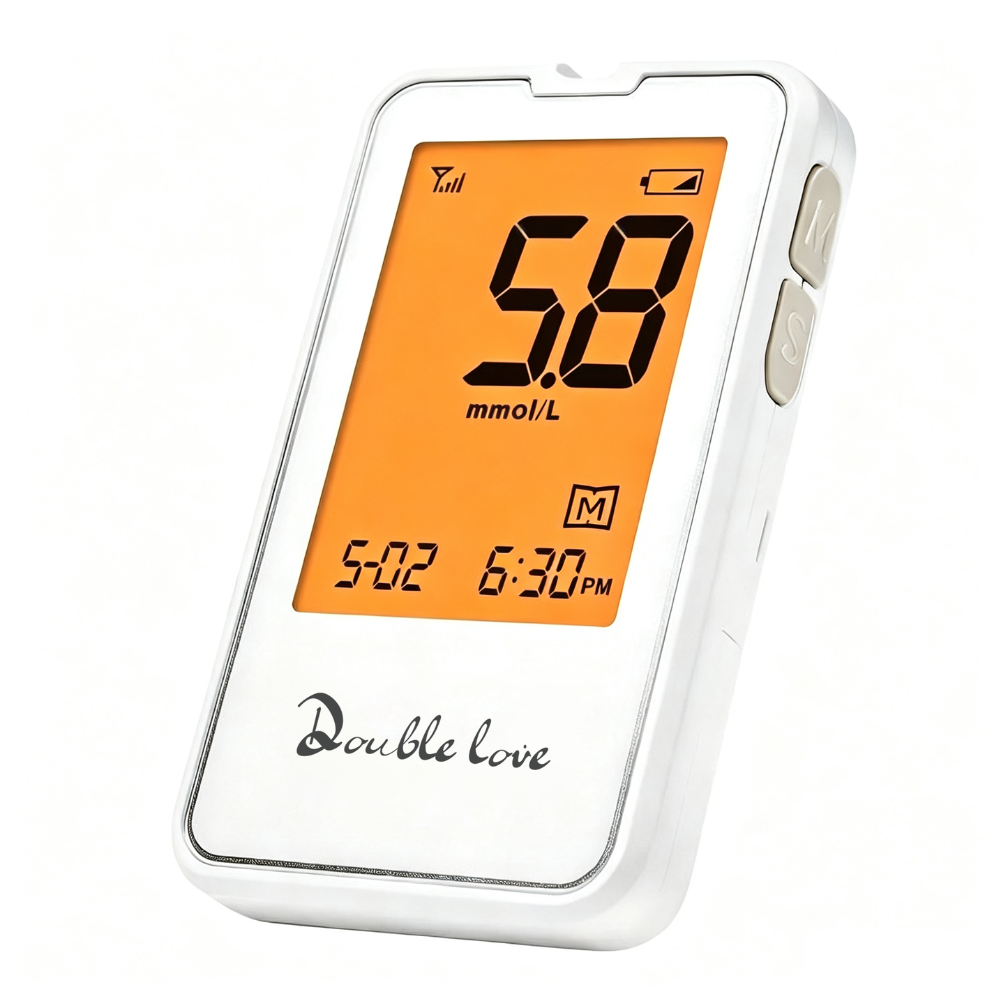 Double love Blood Glucose Meter with Large Backlit Display