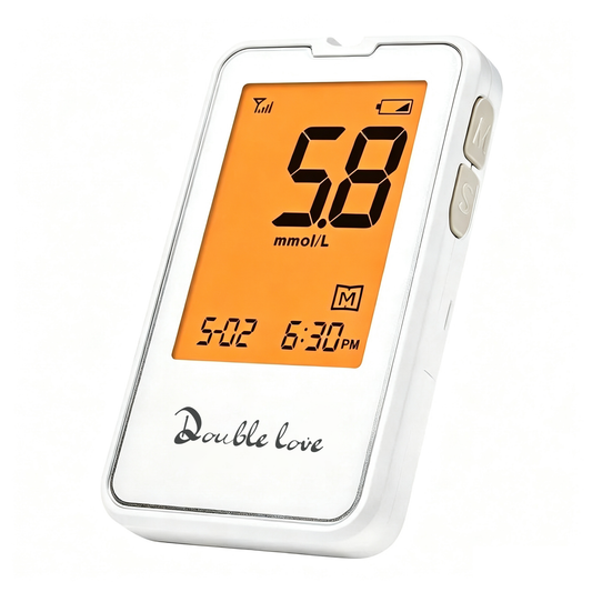 Double love Blood Glucose Meter with Large Backlit Display