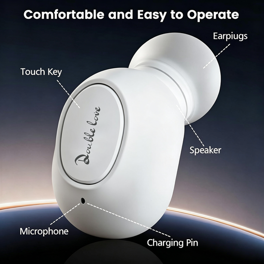 Double love Rechargeable Bluetooth Hearing Aids for Seniors