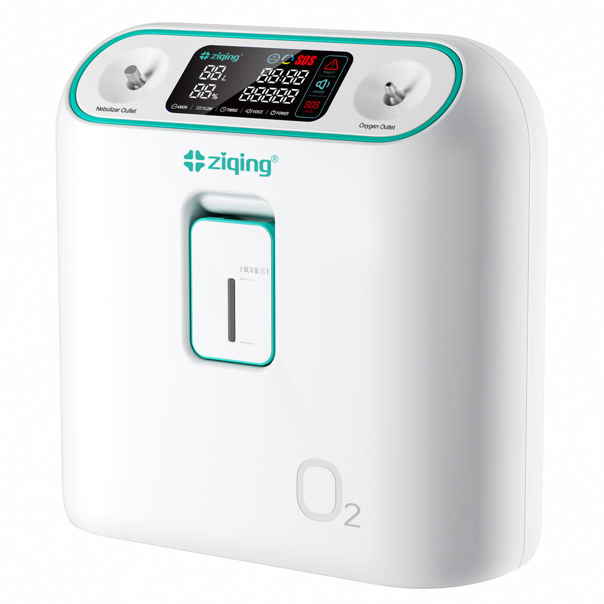 Ziqing 2L Home Oxygen Concentrator – Quiet, Reliable, Cost-Effective