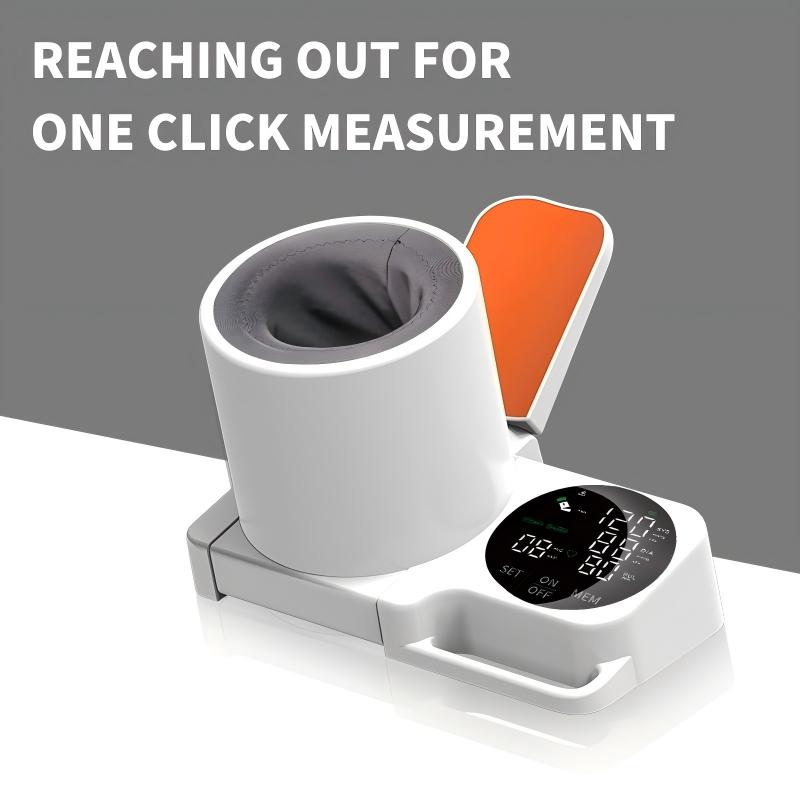 Ziqing Automatic Arm-in Blood Pressure Monitor – One-Touch Operation, Rechargeable 99x2 Memory, LED Display, Clinically Accurate for Family Healthcare