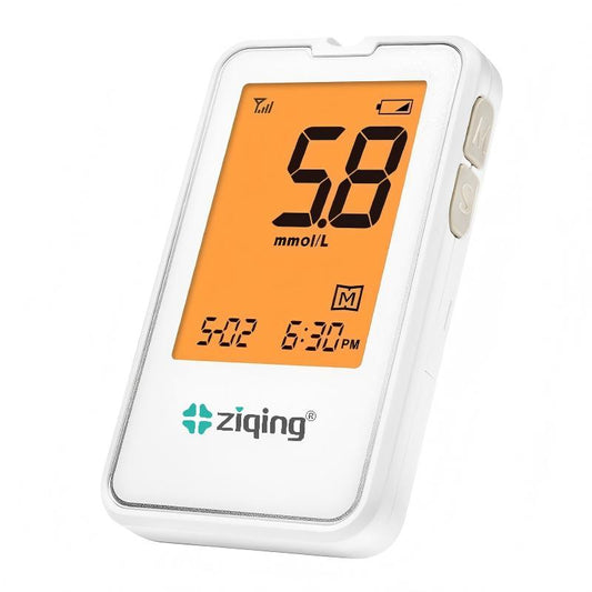 Ziqing Blood Glucose Meter with Large Backlit Display
