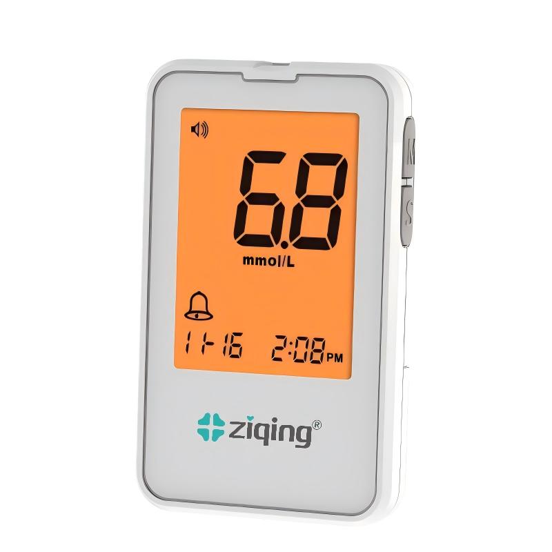 Ziqing Blood Glucose Meter with Large Backlit Display
