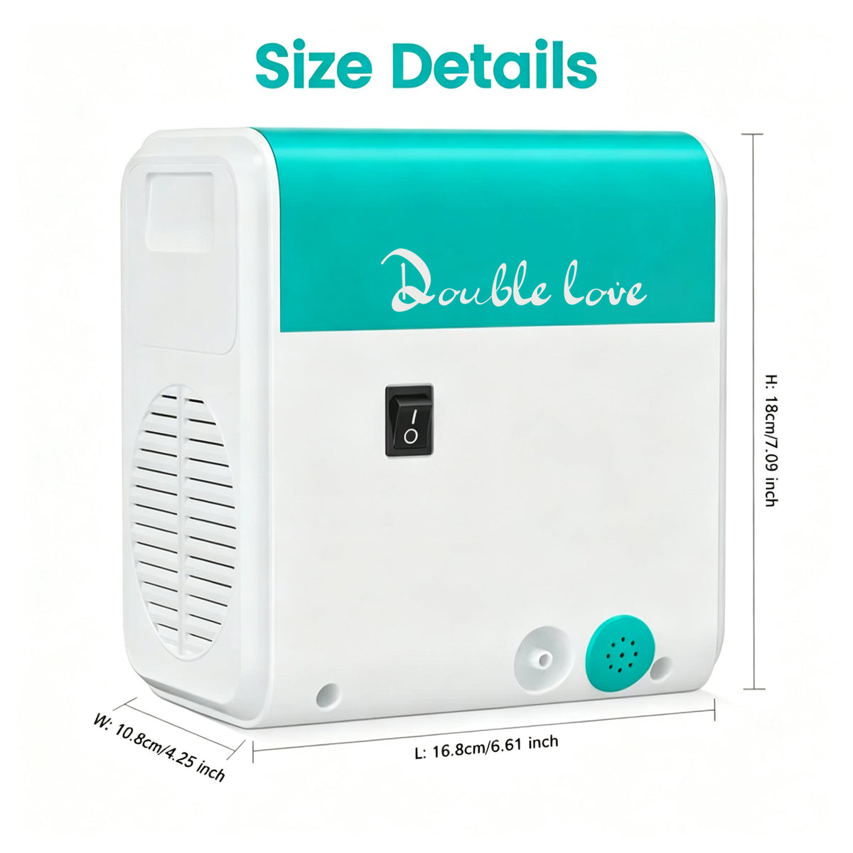 Double love Compressor Nebulizer Device – Fine Mist, Efficient, With Storage
