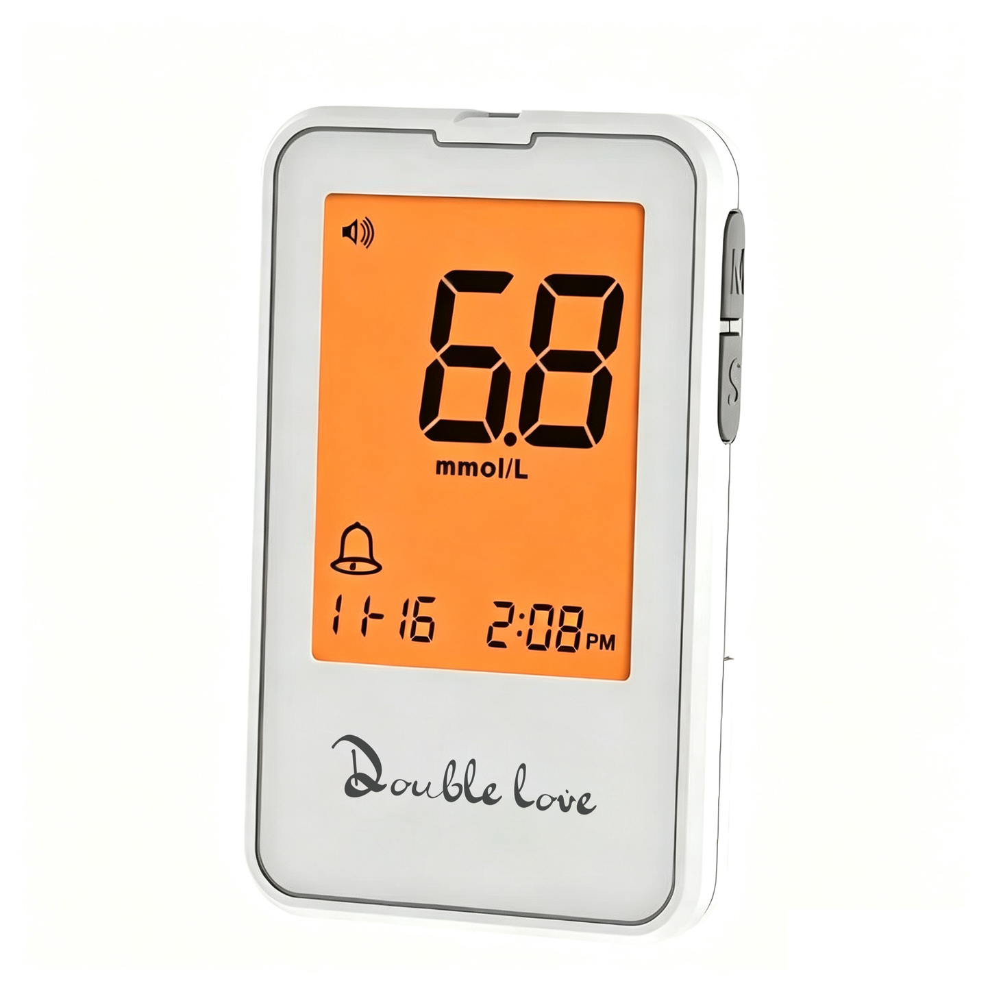 Double love Blood Glucose Meter with Large Backlit Display