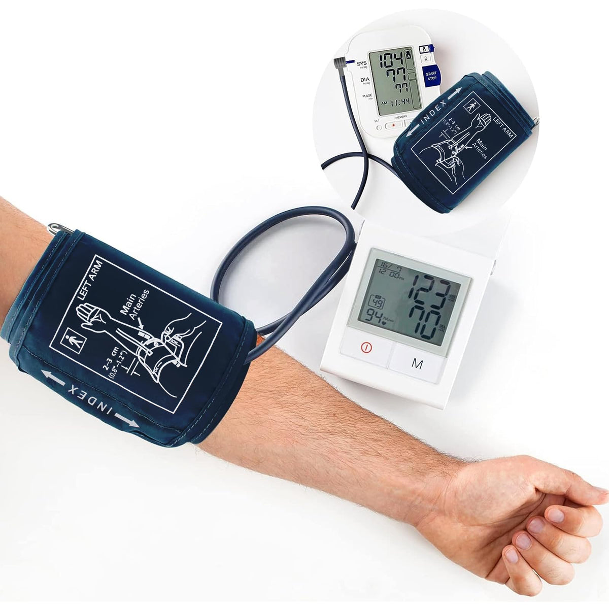 Adaptador de conectores de manguito de presión arterial de repuesto, 6 tipos diferentes de conectores son compatibles con casi todos los monitores Bp