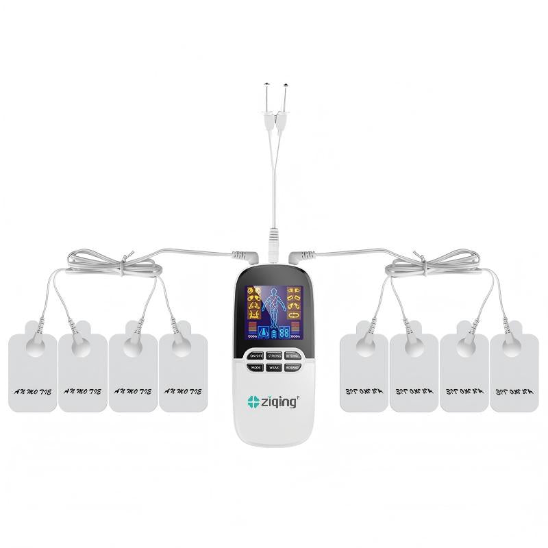 Ziqing Portable Electric Pulse Massager with Reusable Electrode Pads