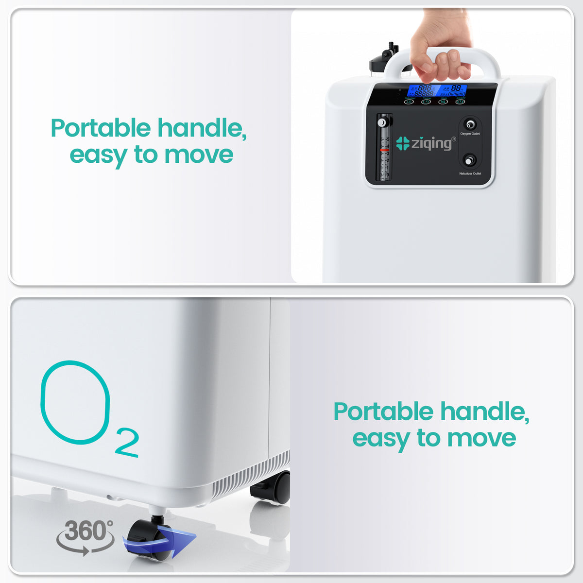 Ziqing 3L Oxygen Concentrator – Professional Home Oxygen Therapy