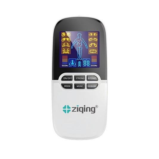 Ziqing Portable Electric Pulse Massager with Reusable Electrode Pads