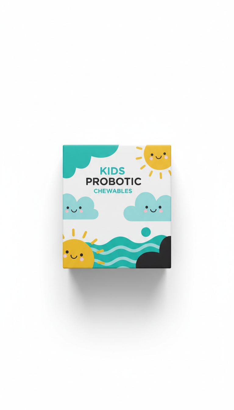 Kids Probiotic Chewables With Berry Flavor