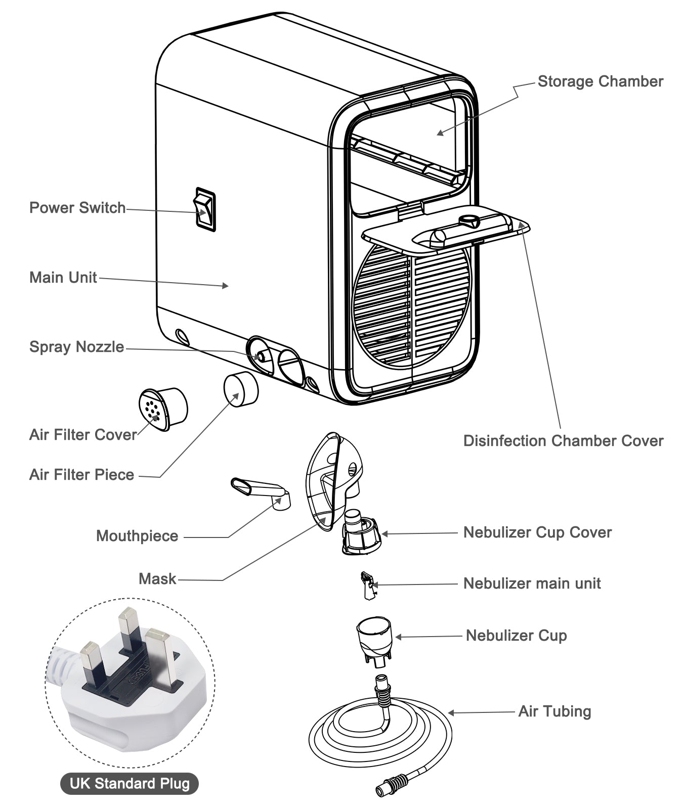 ZIQING Compact Atomization Device – Fine Mist, Efficient, With Storage