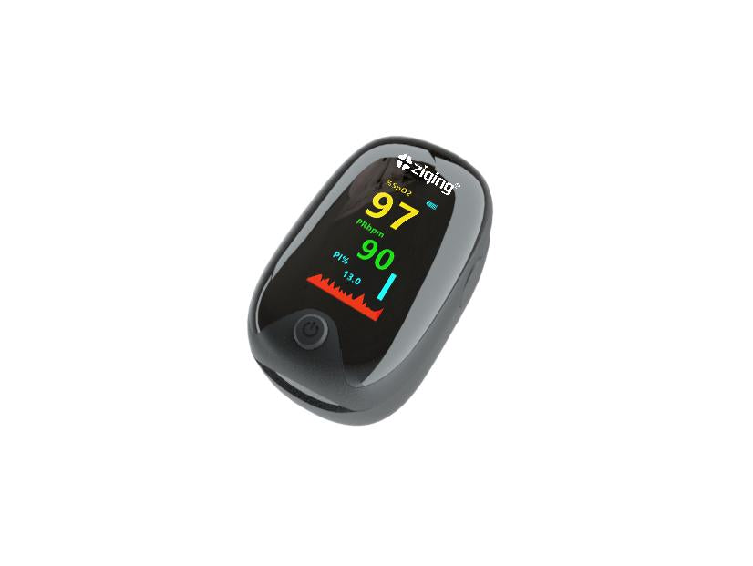 Ziqing Fingertip Pulse Oximeter with Color TFT Display