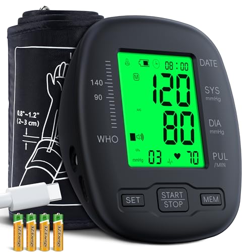 Tensiómetro de brazo Ziqing - LCD a color con retroiluminación y voz