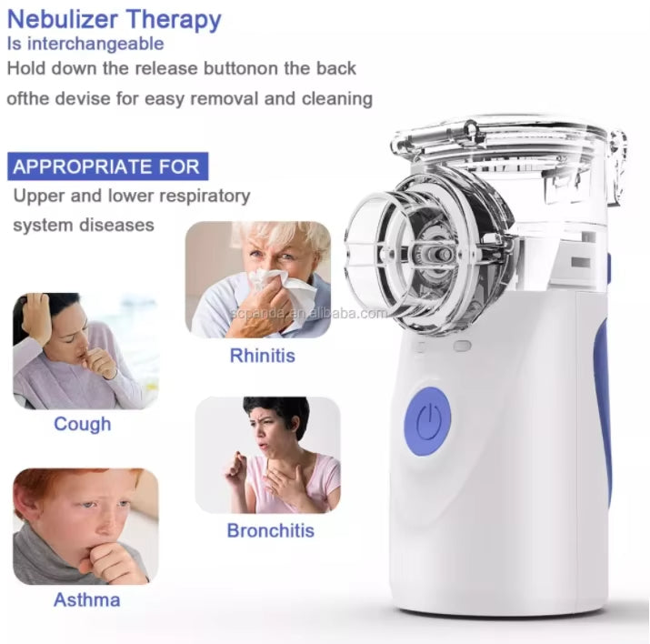 Ziqing Handheld Mist Device | Compact, USB & Battery Powered
