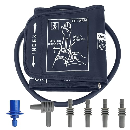 Adaptador de conectores de manguito de presión arterial de repuesto, 6 tipos diferentes de conectores son compatibles con casi todos los monitores Bp